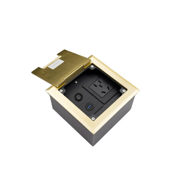 翻盖式地面多媒体信息接口盒 平插系列