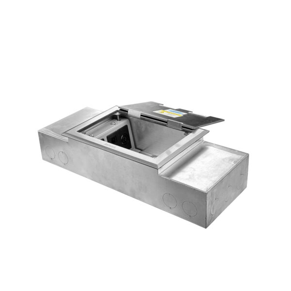 翻盖式地面多媒体信息接口盒 斜插系列