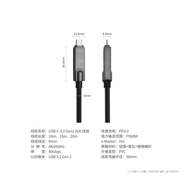 USB-C 3.2Gen2AOC-2