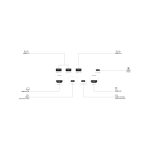 2×1全功能USB-C集线控制插座